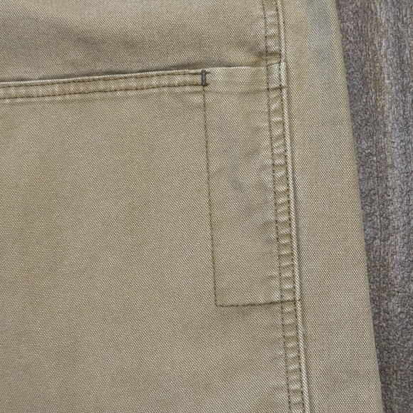 Rei Cooperative Men’s Pants Reinforced Knees Khaki Size 32x32 Actual (32x31) - Picture 5 of 11